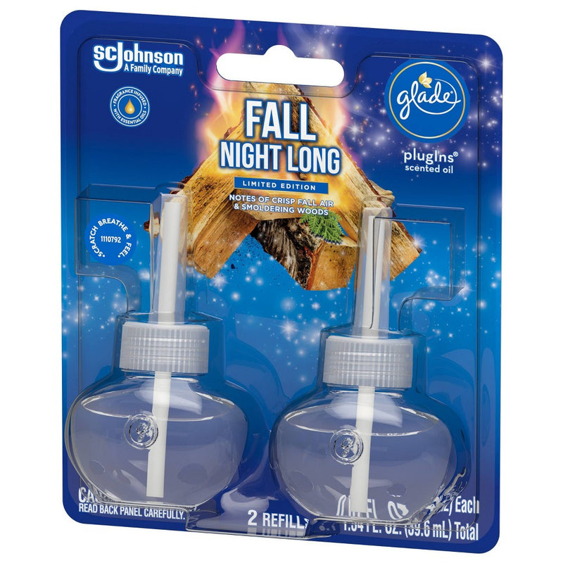 Glade PlugIns Fall Night Long - 1.34oz/2ct