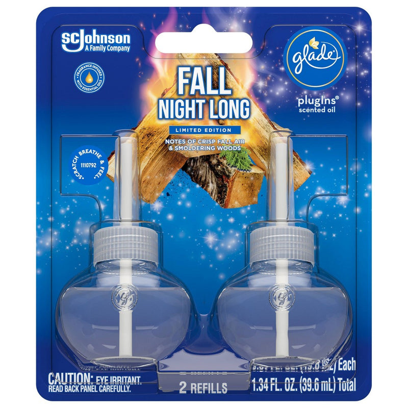 Glade PlugIns Fall Night Long - 1.34oz/2ct