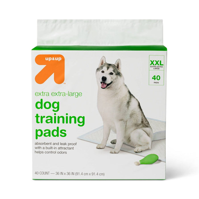 Puppy & Adult Dog Training Pads - 40ct - XXL - up & up