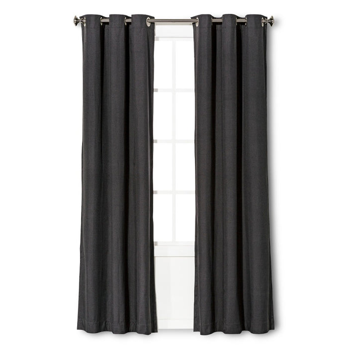 42x63" Windsor Blackout Curtain Panel Charcoal - Eclipse