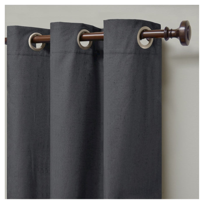 42x63" Windsor Blackout Curtain Panel Charcoal - Eclipse