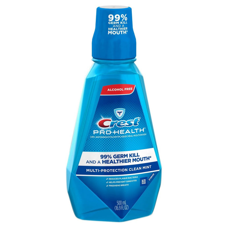 Crest Pro-Health Mouthwash Alcohol Free Clean Mint Multi-Protection - 16.9 fl oz