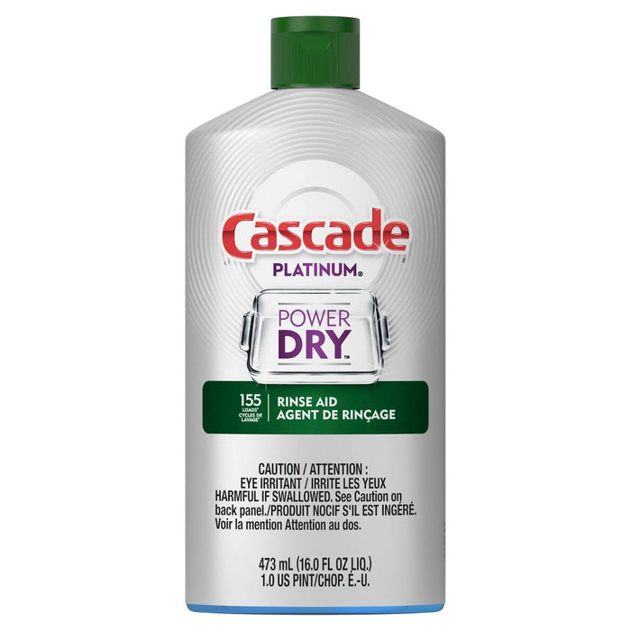 Cascade Power Dry Dishwasher Rinse Aid - 16 fl oz