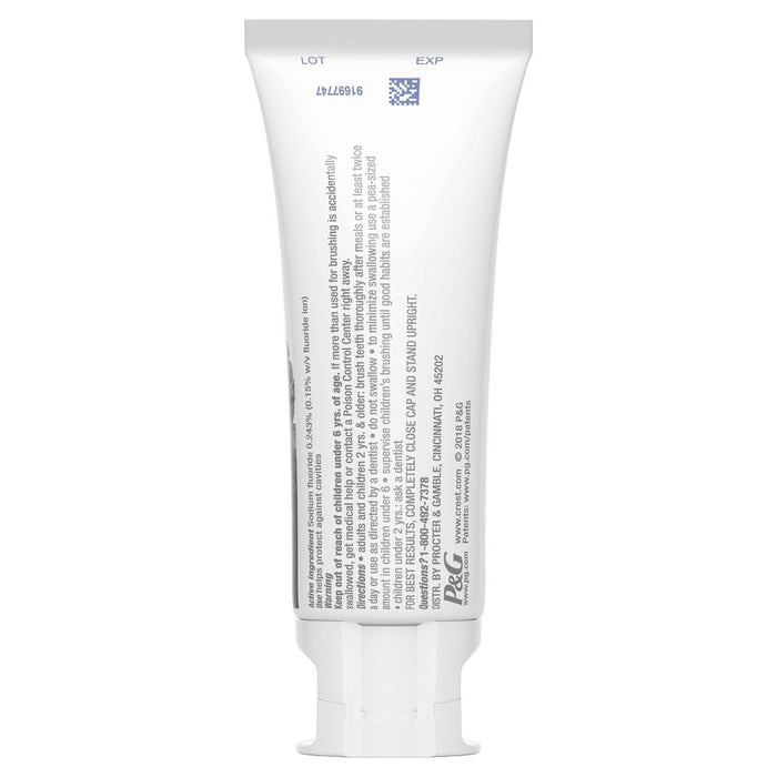 Crest 3D White Whitening Therapy Charcoal Deep Clean Fluoride Toothpaste Invigorating Mint - 4.1oz