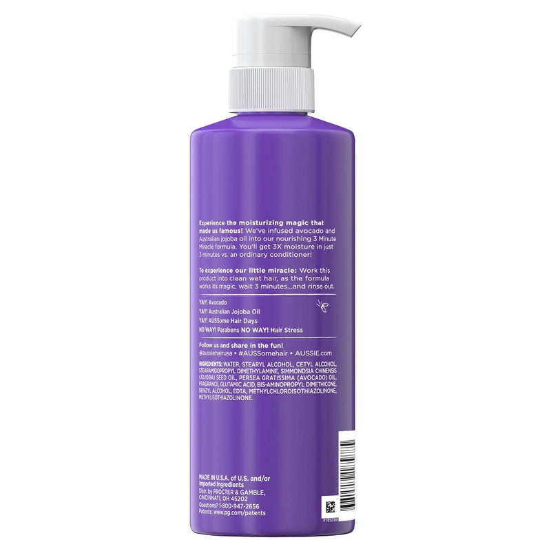 Aussie 3 Minute Miracle Moist Deep Conditioner - 16 fl oz