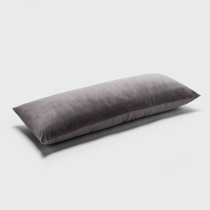 Microplush Body Pillow Light Gray - Room Essentials (LOCAL PICKUP ONLY)