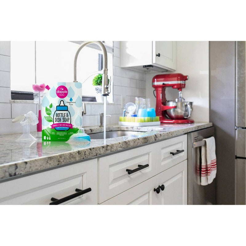 Dapple Bottle And Dish Liquid Soap Refill - Fragrance Free - 34 fl oz