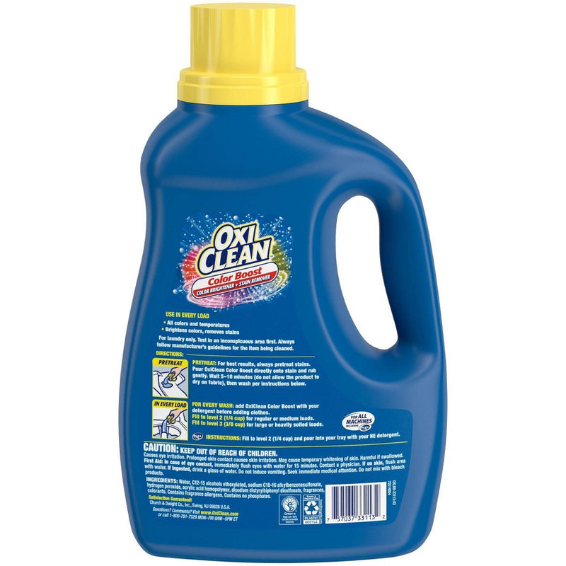 OxiClean Color Boost Color Brightener plus Stain Remover Liquid Fresh Scent - 66 fl oz
