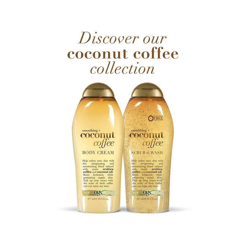 OGX Coconut Coffee Scrub Body Wash - 19.5 fl oz