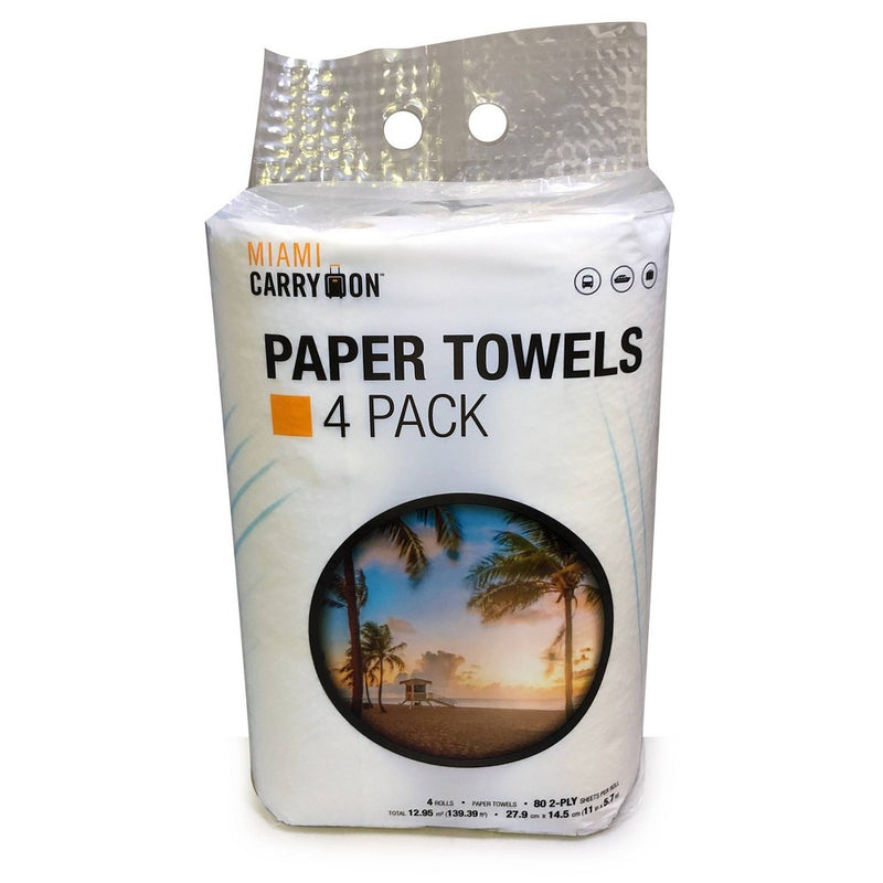 Miami CarryOn Paper Towels - 4pk