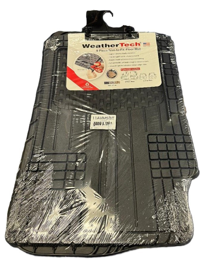 WeatherTech 4pk Floor Mat Black (LOCAL PICKUP ONLY)