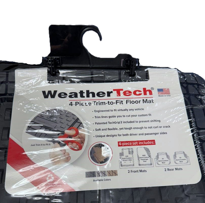 WeatherTech 4pk Floor Mat Black (LOCAL PICKUP ONLY)