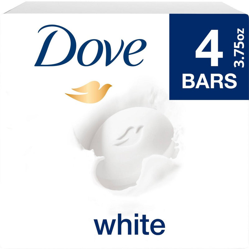Dove White Deep Moisture Beauty Bar Soap - 4pk - 3.75oz each