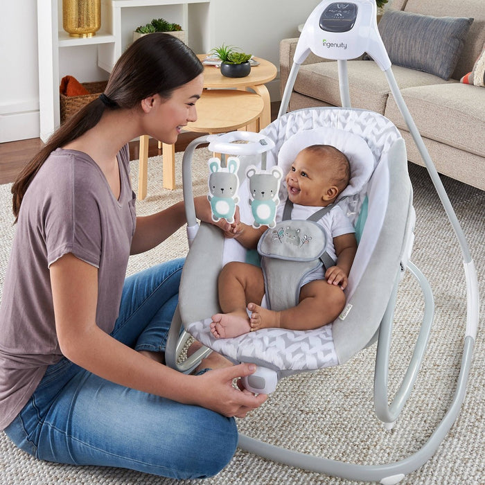 Ingenuity Simple Comfort 2-in-1 Swing & Rocker - Raylan (LOCAL PICKUP ONLY)