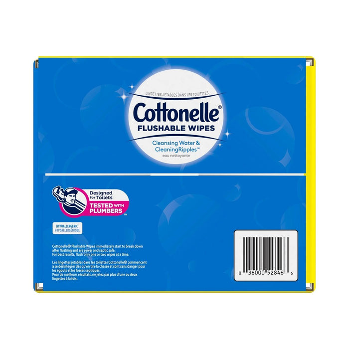 Cottonelle Flushable Wet Wipes Flip-Top Pack - 10pk/420ct
