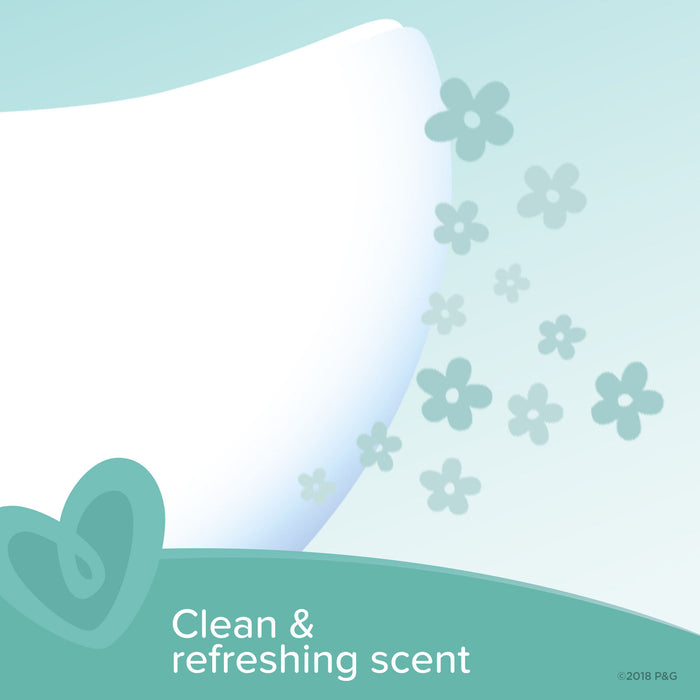 Pampers Baby Wipes Complete Clean Baby Fresh Scent 3X Pop-Top 216 Count