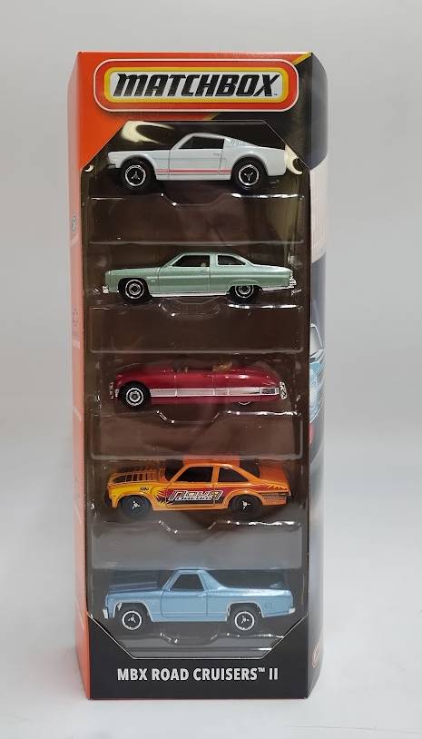 Matchbox 5 Car Pack - MBX ROAD CRUISERS II