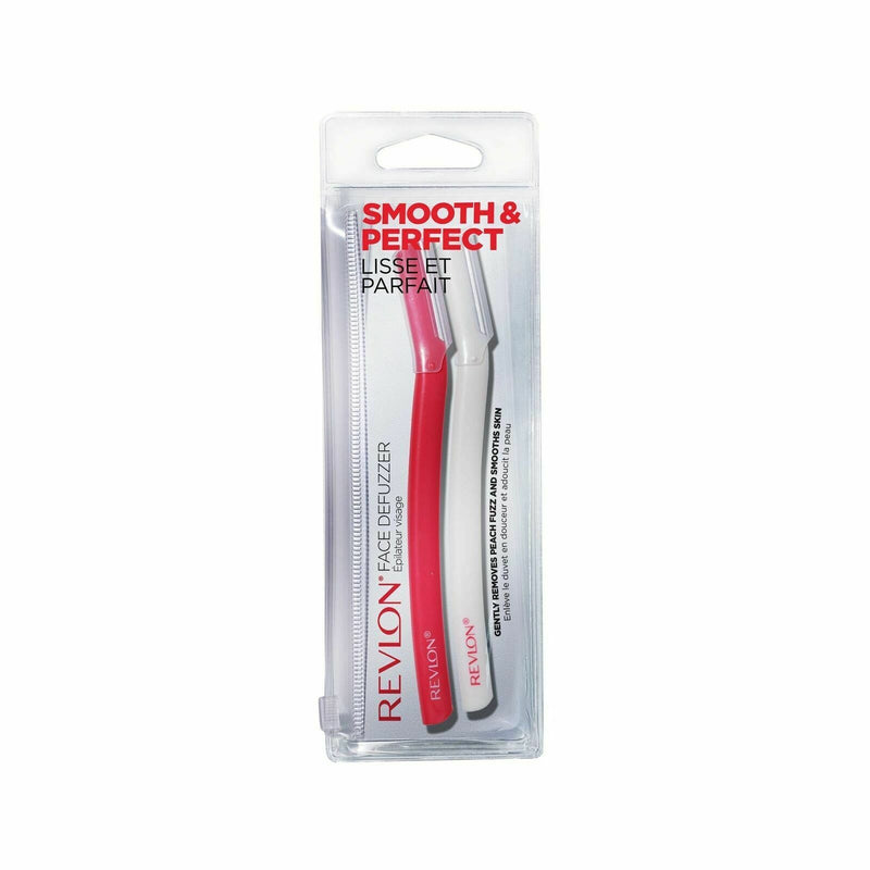 REVLON Face Defuzzers Hair Removal Tool, Multipurpose Facial Razor (Pack of 2)