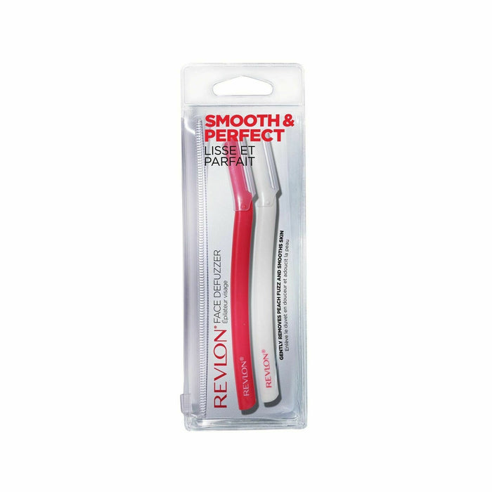REVLON Face Defuzzers Hair Removal Tool, Multipurpose Facial Razor (Pack of 2)