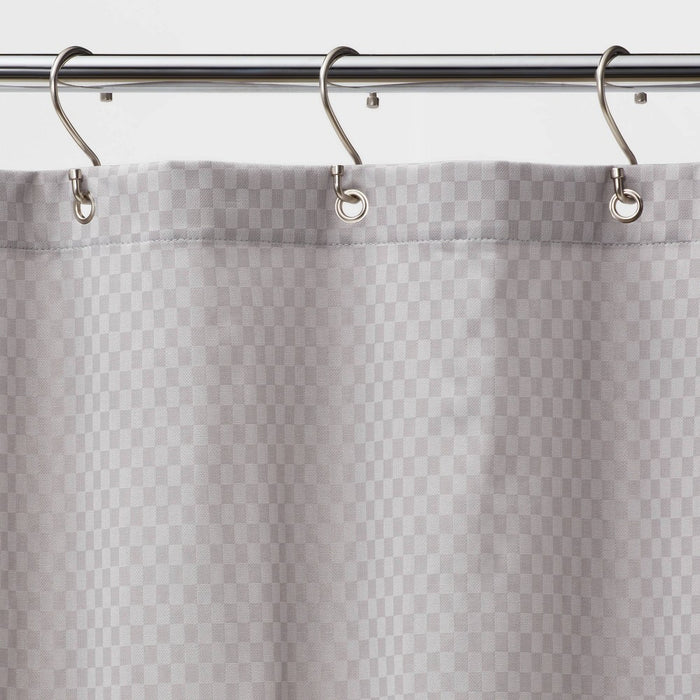 Waterproof Fabric Heavy Weight Shower Liner Gray - Made By Design
