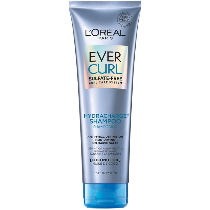 L'Oreal Paris Ever Curl Sulfate-Free Coconut Oil Hydracharge Shampoo - 8.5 fl oz