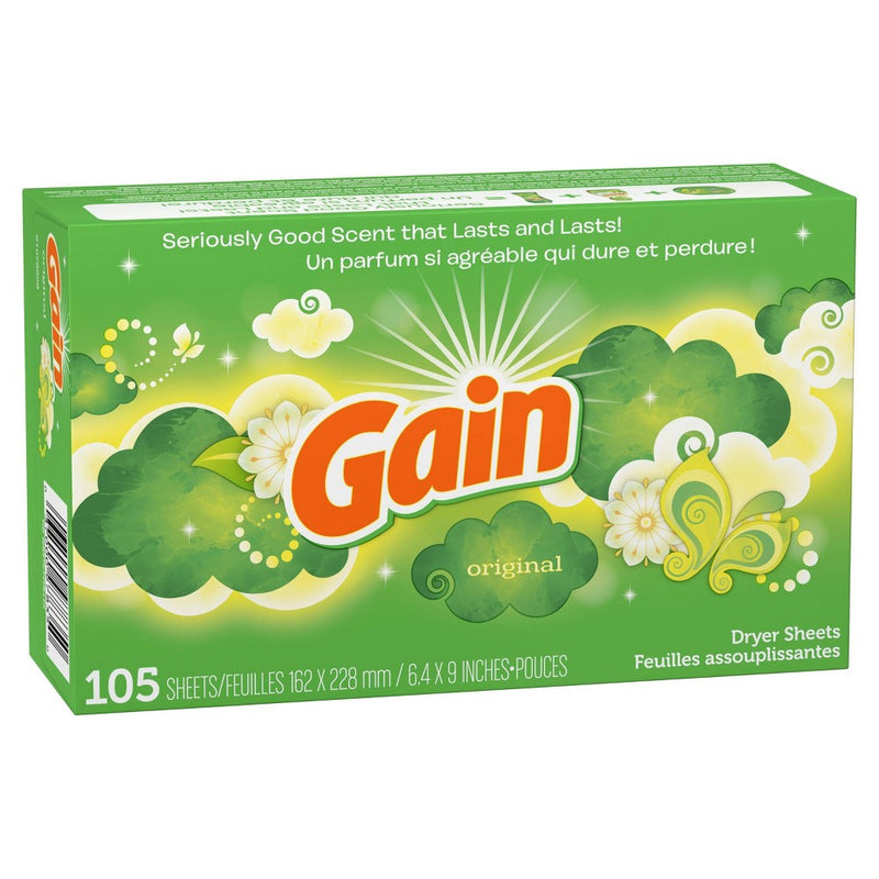 Gain Original Dryer Sheets - 105ct