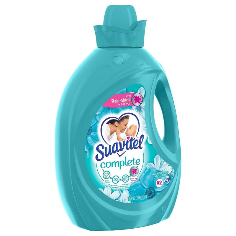 Suavitel Complete Scented Liquid Fabric Softener and Conditioner - Waterfall Mist - 105 fl oz