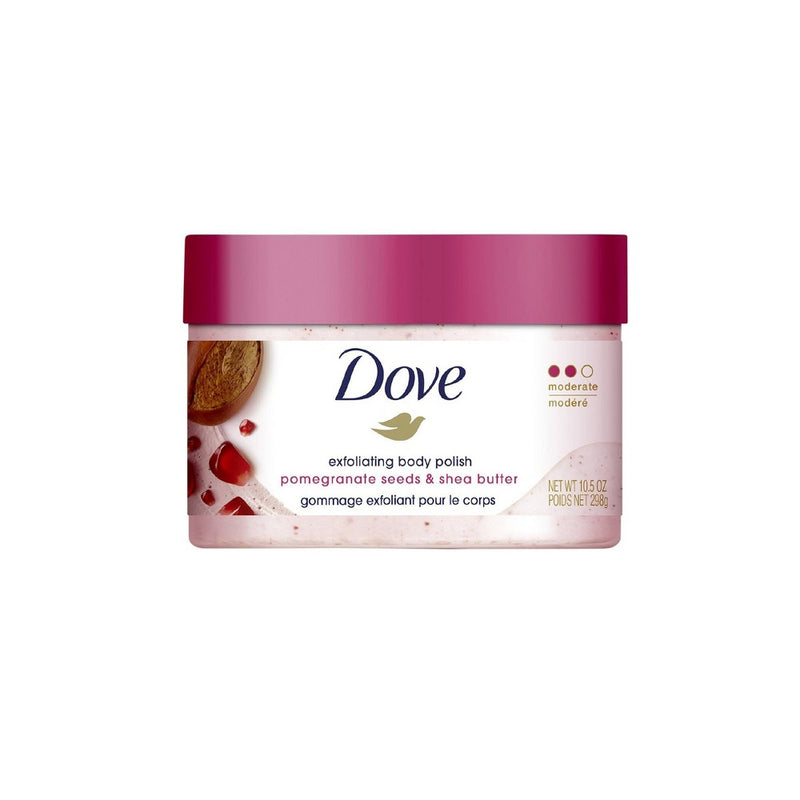 Dove Pomegranate Seeds & Shea Butter Exfoliating Body Polish Scrub - 10.5oz