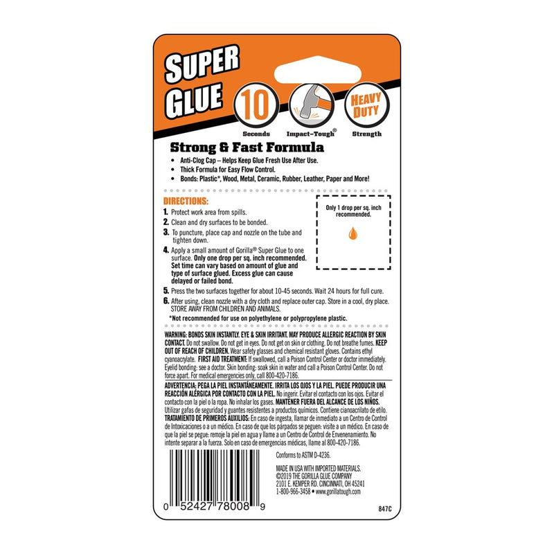 Gorilla Glue 6g Clear Gel