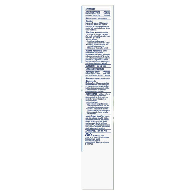 Crest + Scope Outlast Complete Whitening Toothpaste Mint - 5.4oz - Pack of 2