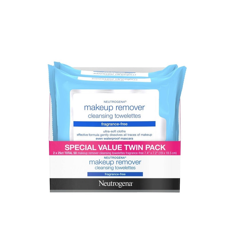 Neutrogena Oil Control Unscented Facial Cleansing Wipes - 50ct