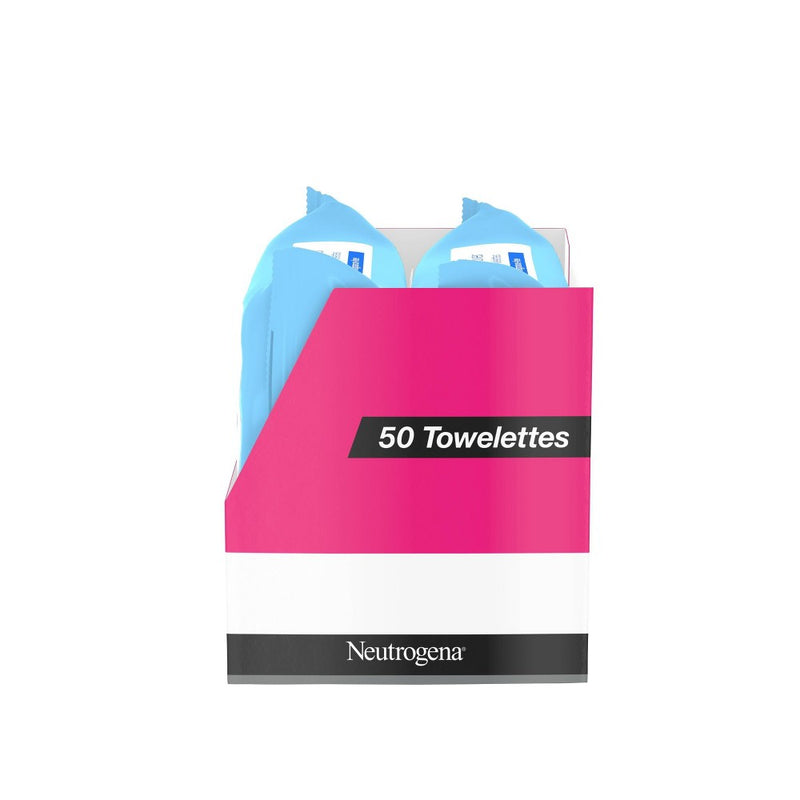 Neutrogena Oil Control Unscented Facial Cleansing Wipes - 50ct