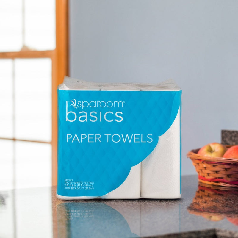 SpaRoom Basics Paper Towels - 6pk