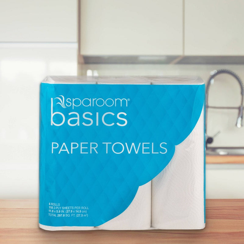 SpaRoom Basics Paper Towels - 6pk