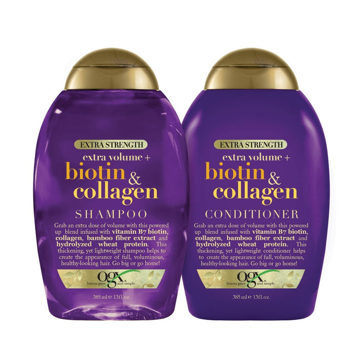 OGX Biotin & Collagen Extra Strength Shampoo - 13 fl oz