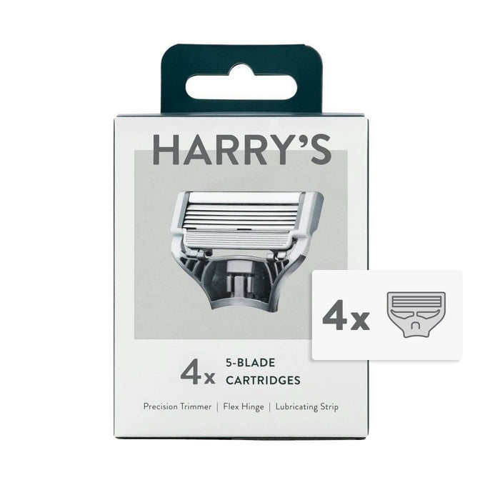 Harry's Razor Blades for Men - 4 Pack of Razor Blade Refills