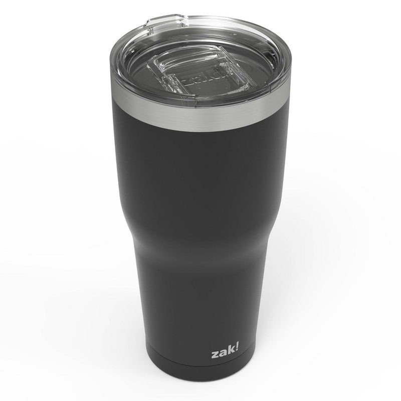 Zak! Designs 30oz Double Wall Stainless Steel Cascadia Tumbler - Black