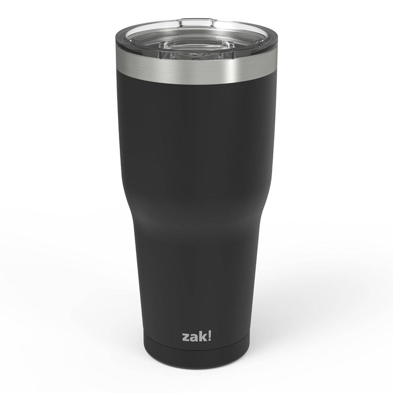 Zak! Designs 30oz Double Wall Stainless Steel Cascadia Tumbler - Black