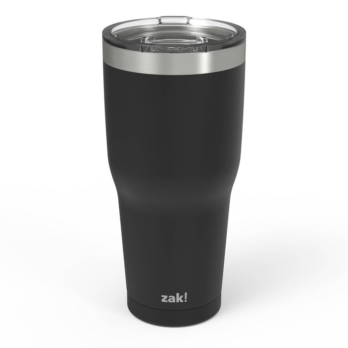 Zak! Designs 30oz Double Wall Stainless Steel Cascadia Tumbler - Black