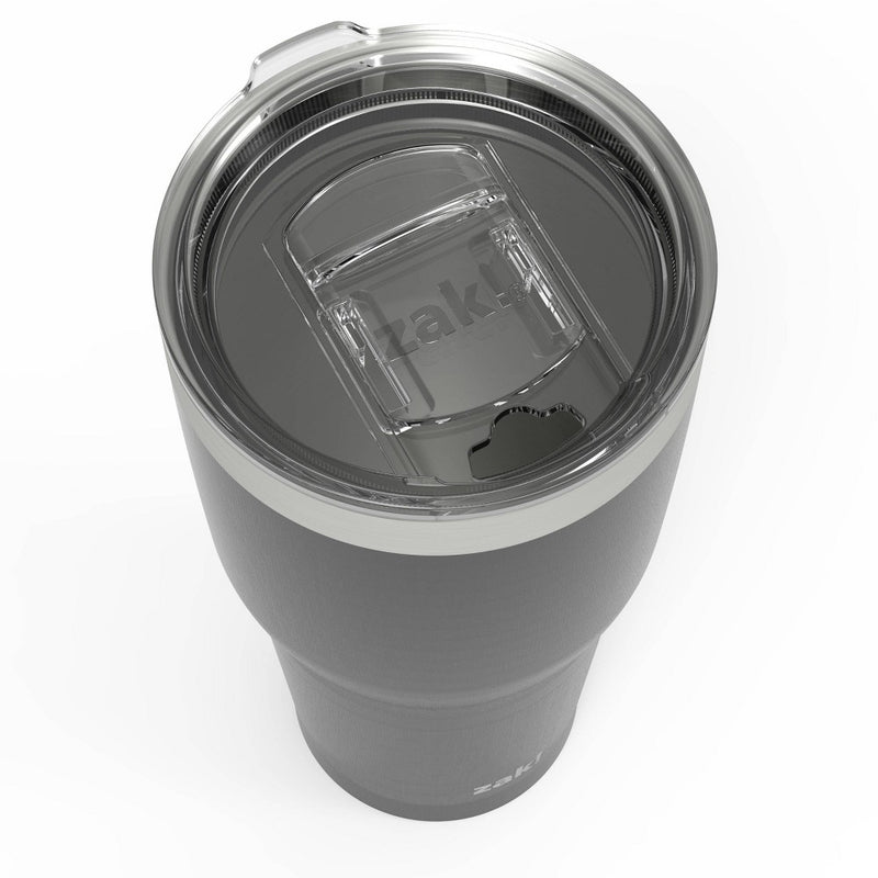 Zak! Designs 30oz Double Wall Stainless Steel Cascadia Tumbler - Black