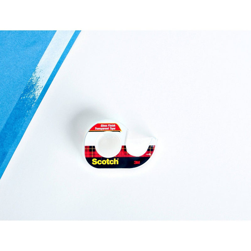 Scotch Transparent Tape Gloss Finish 1/2 in x 700 in