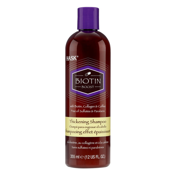 Hask Biotin Boost Thickening Shampoo with Biotin, Collagen and Coffee - 12 fl oz
