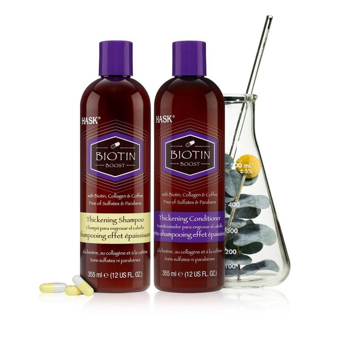 Hask Biotin Boost Thickening Shampoo with Biotin, Collagen and Coffee - 12 fl oz