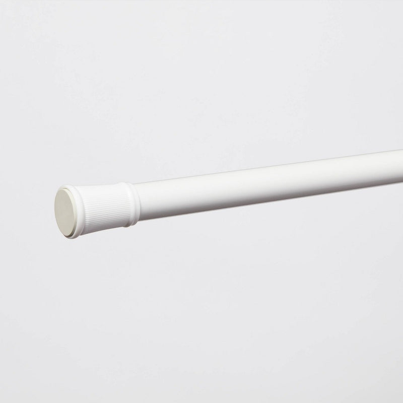 Tension Rod Stall White - Room Essentials (LOCAL PICKUP ONLY)