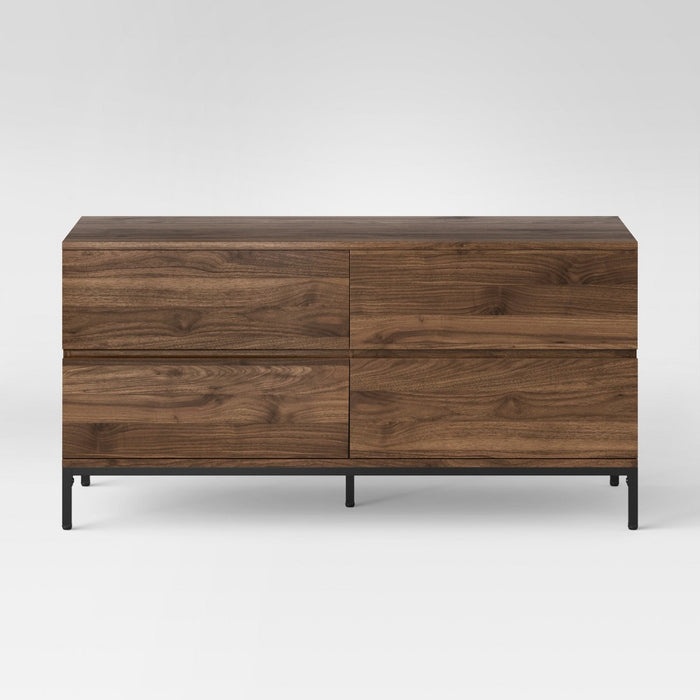 Loring 4 Drawer Dresser Walnut - Project 62 (LOCAL PICKUP ONLY)
