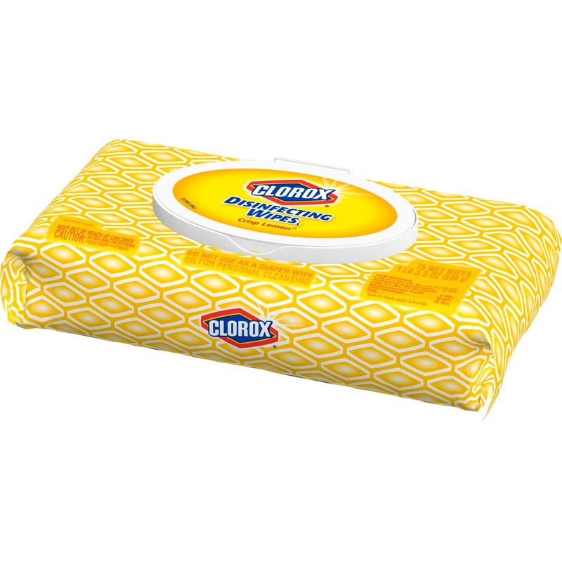 Clorox Disinfecting Wipes Bleach Free Cleaning Wipes - Crisp Lemon - 75ct