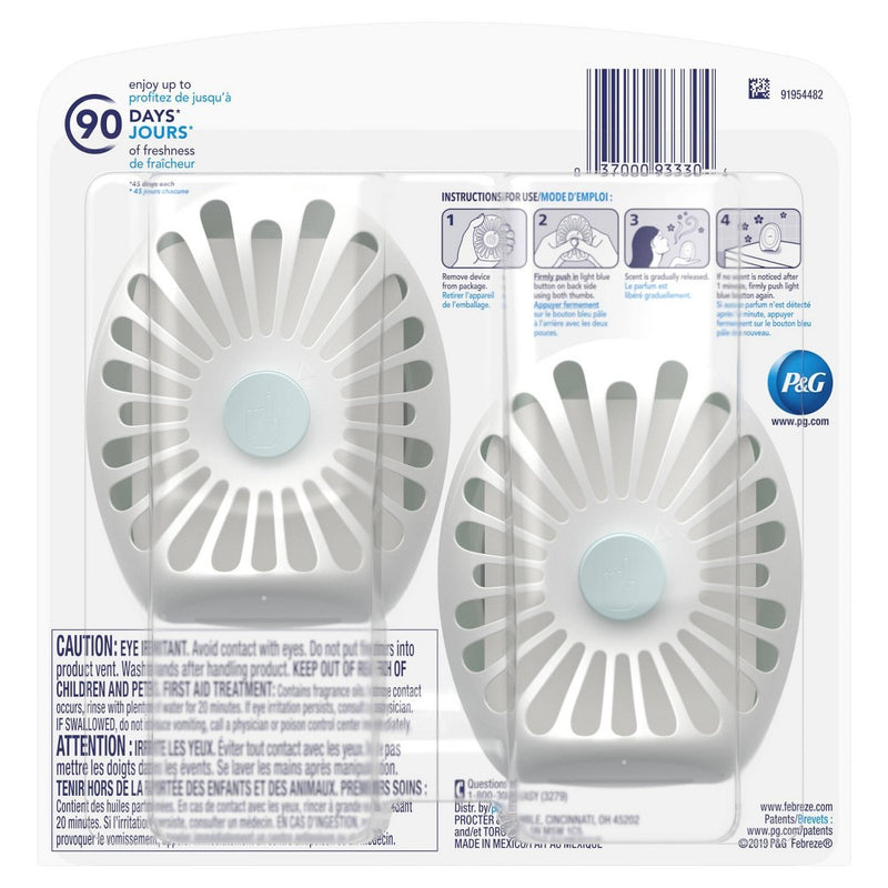 Febreze Odor-Eliminating SMALL SPACES Air Freshener - Gain Original Scent - 2ct