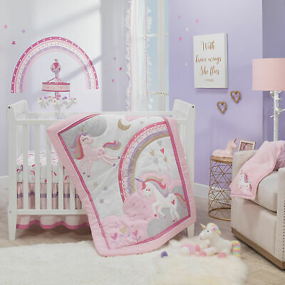 Lambs & Ivy Magic Unicorn Pink/Purple Rainbow Wall Decals/Stickers (LOCAL PICKUP ONLY)