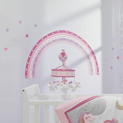 Lambs & Ivy Magic Unicorn Pink/Purple Rainbow Wall Decals/Stickers (LOCAL PICKUP ONLY)