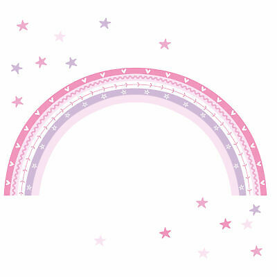 Lambs & Ivy Magic Unicorn Pink/Purple Rainbow Wall Decals/Stickers (LOCAL PICKUP ONLY)